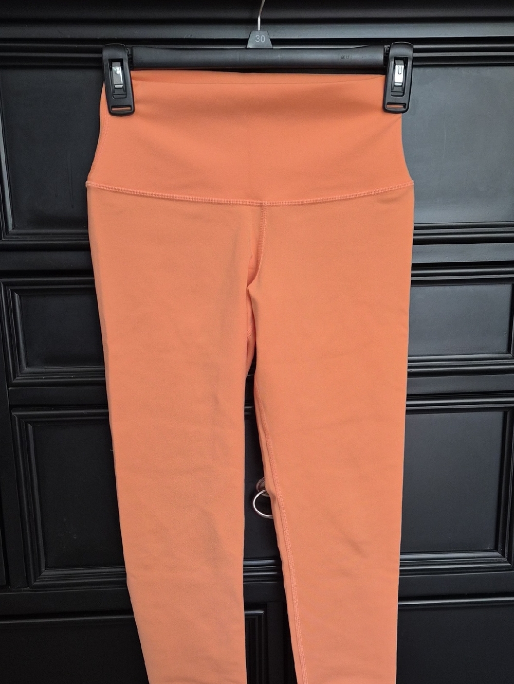 ALO Yoga Wms Peach-Orange High-Rise Leggings